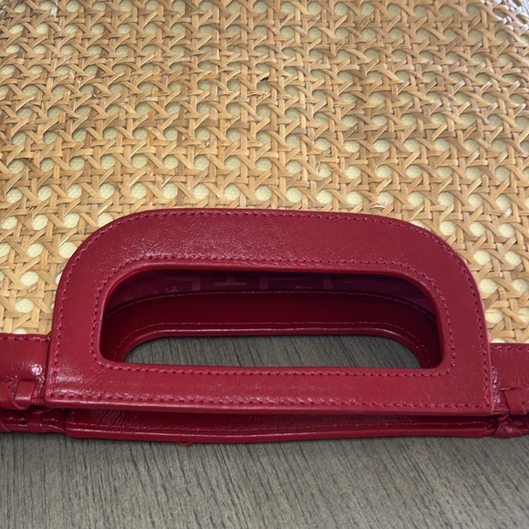 Elaine Turner Cane Woven Patent Leather Bag - Picture 12 of 13